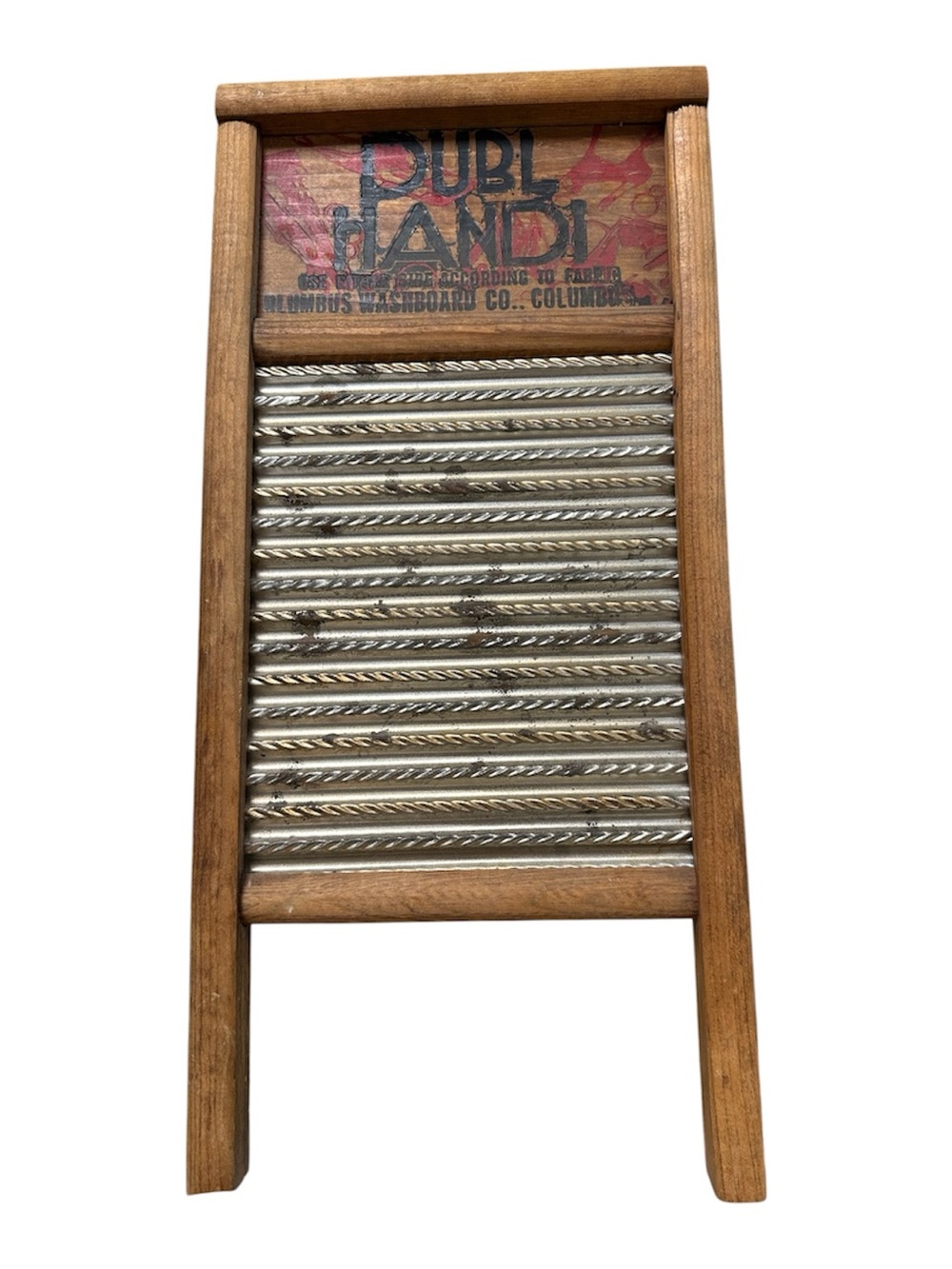 Vintage Dubl Handi Washboard